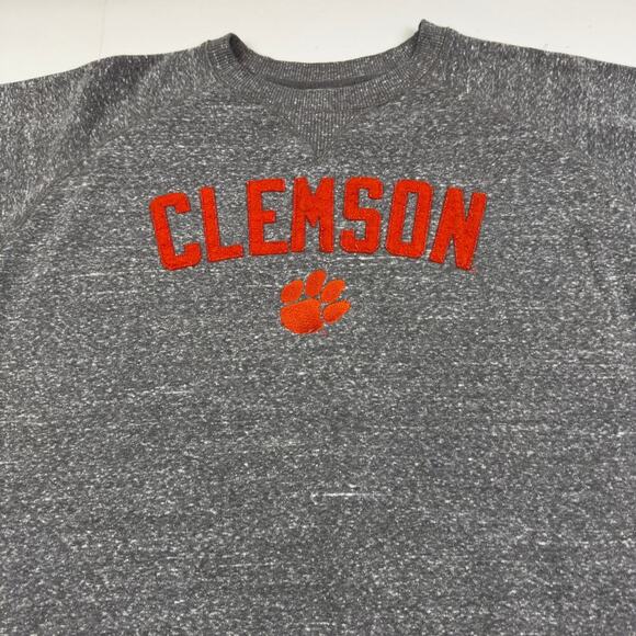 Champion Vintage Collegiate Clemson Tigers Pullover Sweatshirt Unisex Size L - Picture 2 of 8